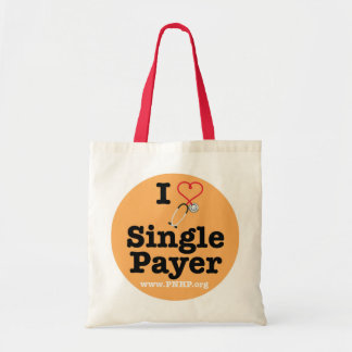 I <3 Single Payer Tote Bag