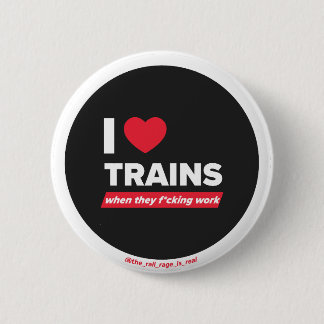 I <3 Trains - Badge