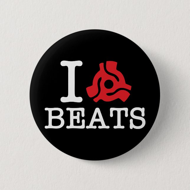 I 45 Adapter Beats 6 Cm Round Badge (Front)