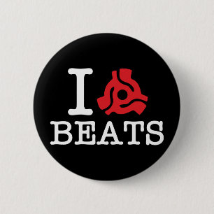 I 45 Adapter Beats 6 Cm Round Badge