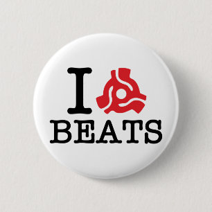 I 45 Adapter Beats 6 Cm Round Badge