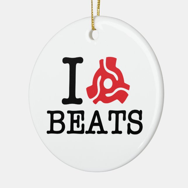 I 45 Adapter Beats Ceramic Tree Decoration (Left)