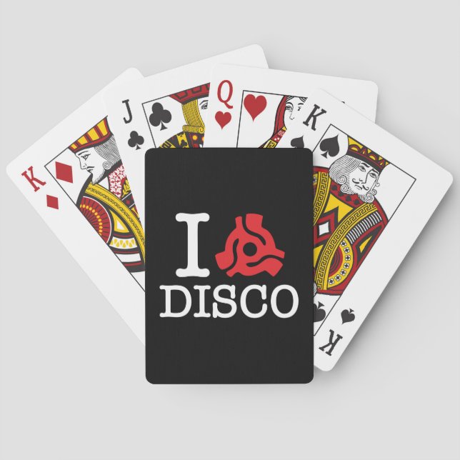 I 45 Adapter Disco Playing Cards (Back)