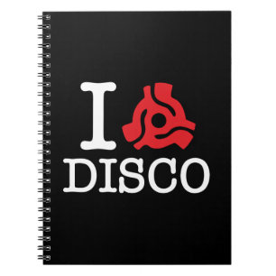 I 45 Adapter Disco Spiral Notebook