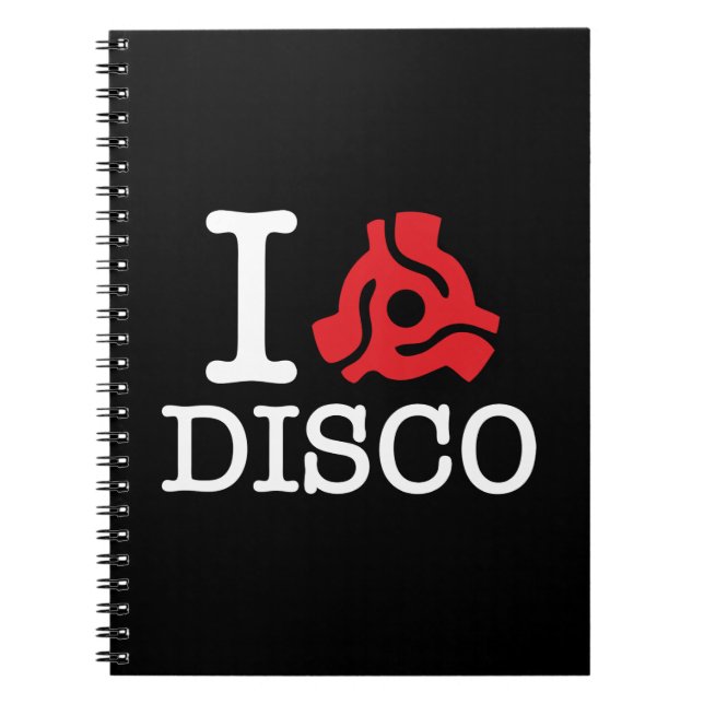 I 45 Adapter Disco Spiral Notebook (Front)