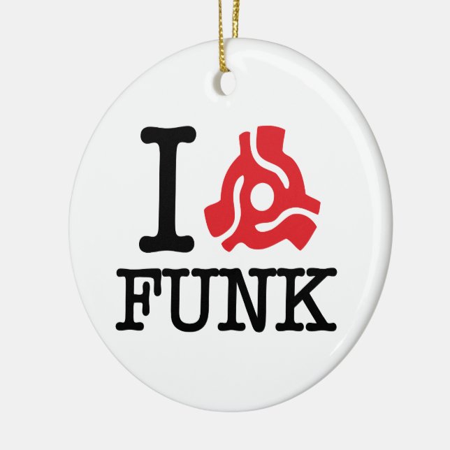 I 45 Adapter Funk Ceramic Tree Decoration (Left)
