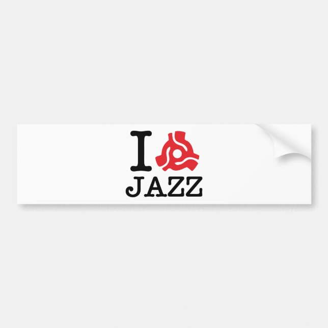 I 45 Adapter Jazz Bumper Sticker (Front)