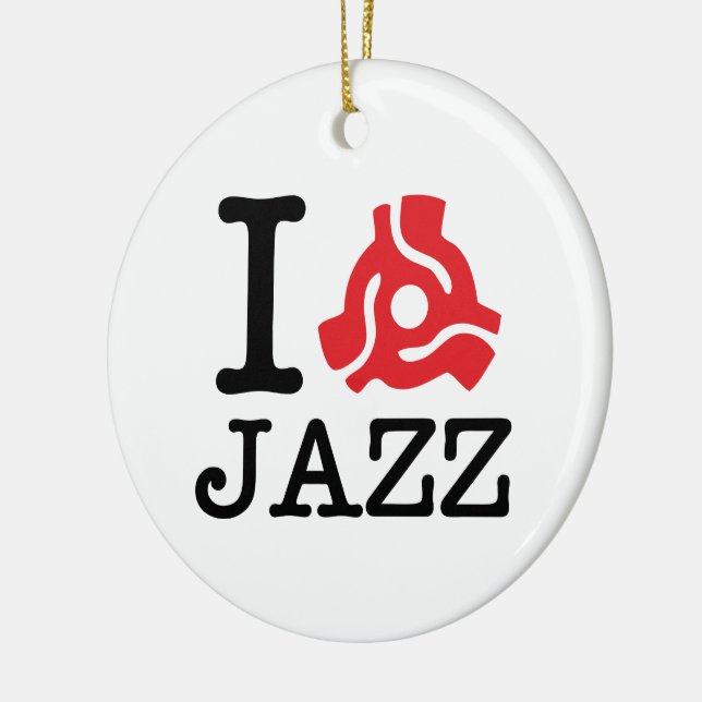 I 45 Adapter Jazz Ceramic Tree Decoration (Left)