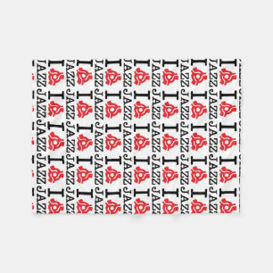 I 45 Adapter Jazz Fleece Blanket