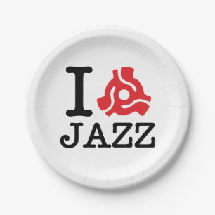 I 45 Adapter Jazz Paper Plate