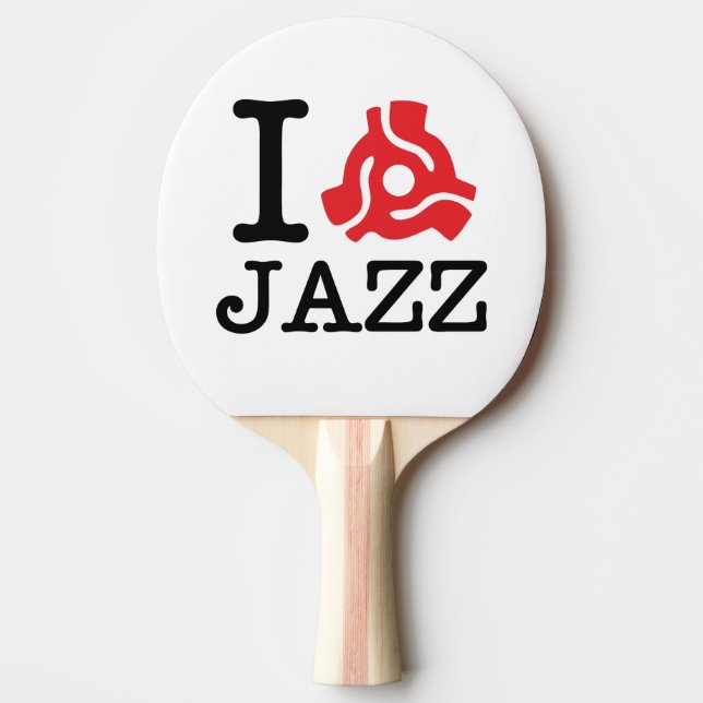 I 45 Adapter Jazz Ping Pong Paddle (Front)
