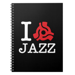 I 45 Adapter Jazz Spiral Notebook