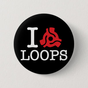 I 45 Adapter Loops 6 Cm Round Badge