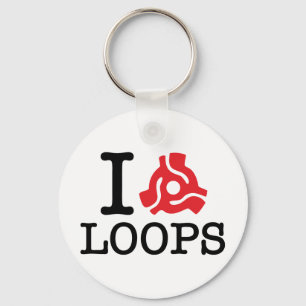I 45 Adapter Loops Key Ring