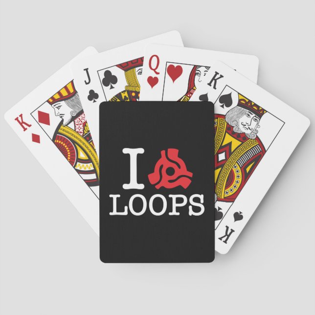 I 45 Adapter Loops Playing Cards (Back)