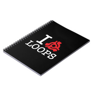 I 45 Adapter Loops Spiral Notebook