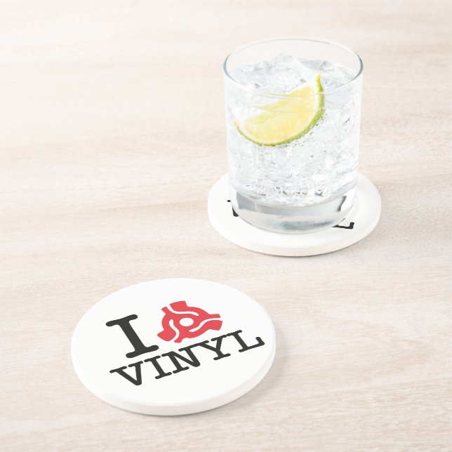 I 45 Adapter Vinyl Coaster (Side)