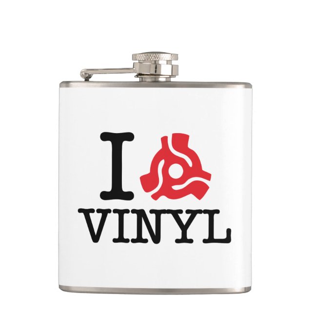 I 45 Adapter Vinyl Hip Flask (Front)
