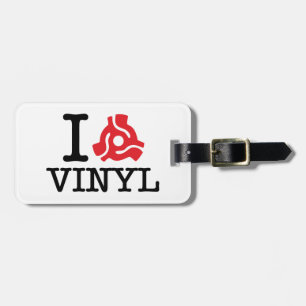 I 45 Adapter Vinyl Luggage Tag