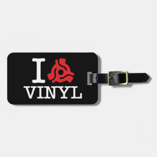 I 45 Adapter Vinyl Luggage Tag
