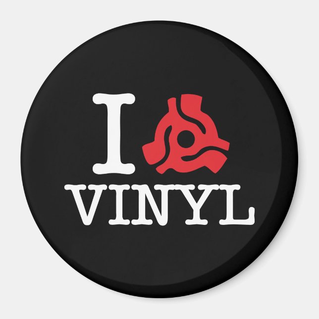 I 45 Adapter Vinyl Magnet (Front)