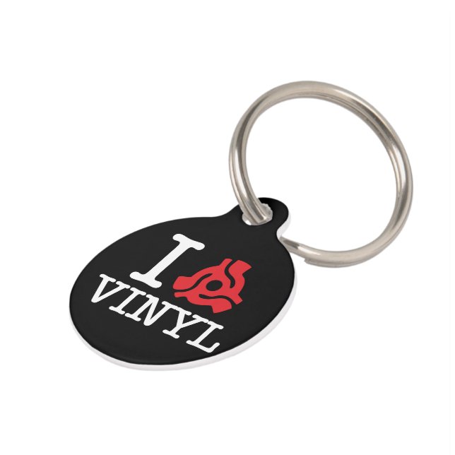 I 45 Adapter Vinyl Pet Tag (Side)