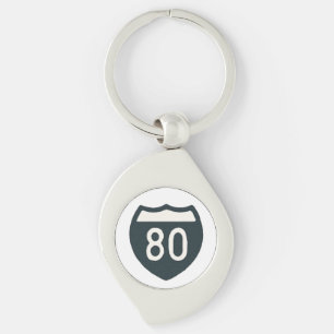 I-80 Design Key Ring
