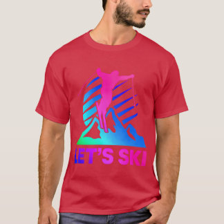 i 80S 90S iing girl T-Shirt
