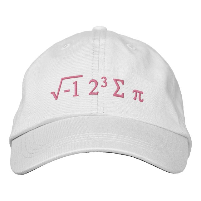 i 8 sum pi - I Ate Some Pi Funny Math Hat (Front)