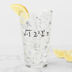 i 8 sum pi - I Ate Some Pie - Funny Math Formula Glass