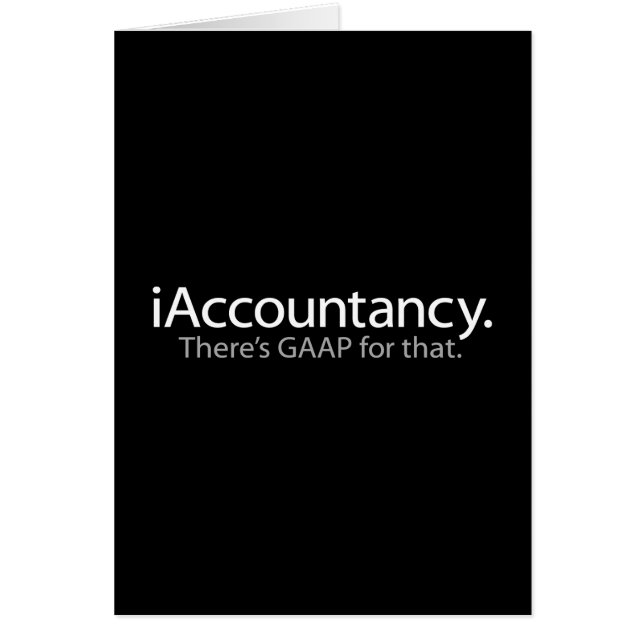 i Accountancy - There's GAAP For That (Front)
