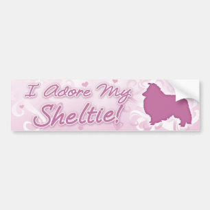 I Adore my Sheltie Bumper Sticker