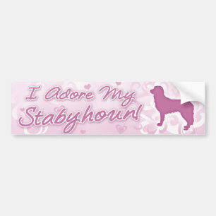 I Adore my Stabyhoun Bumper Sticker