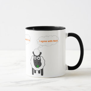 I Agree With Nick ~ Political U.K General Election Mug
