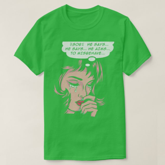 I Aim to Misbehave T-Shirt (Design Front)