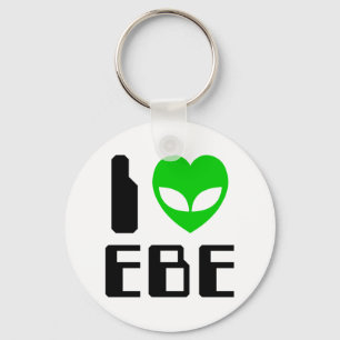 I Alien Heart EBE Key Ring