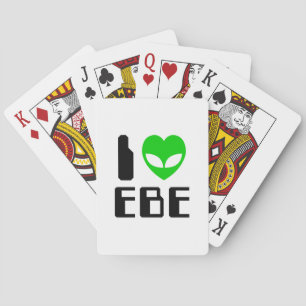 I Alien Heart EBE Playing Cards