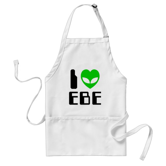 I Alien Heart EBE Standard Apron (Front)