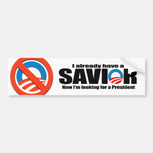 I already have a saviour 2 bumper sticker