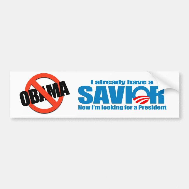 I already have a saviour bumper sticker (Front)