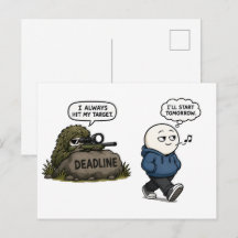 I Always Hit My Target – Funny Procrastination