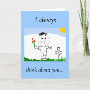 I always, think about you... card