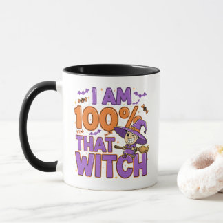 I Am 100% That Witch Halloween Fun Mug