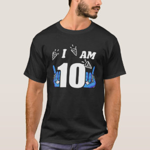 I Am 10 Birthday With Controller T-Shirt