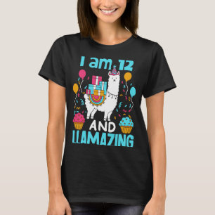 I Am 13 And Llamazing 13th Birthday For Llama T-Shirt