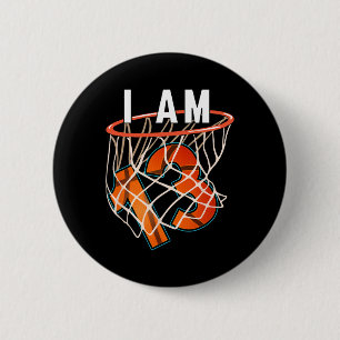 I Am 13 Bysketbyll Themed 13th Birthday Party Cele 6 Cm Round Badge