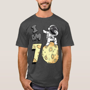 I am 1 Space Astronaut Kid Moon Walker 1st Birthda T-Shirt