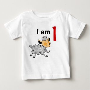 I am 1 year old today (cute little lamb) baby T-Shirt