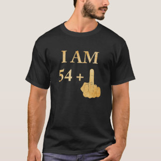 I Am 54 Plus 1 Funny 55th Birthday 1965 1966 T-Shirt