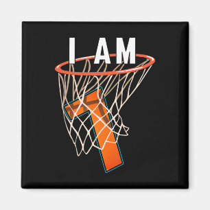 I Am 7 Bysketbyll Themed 7th Birthday Party Celebr Magnet